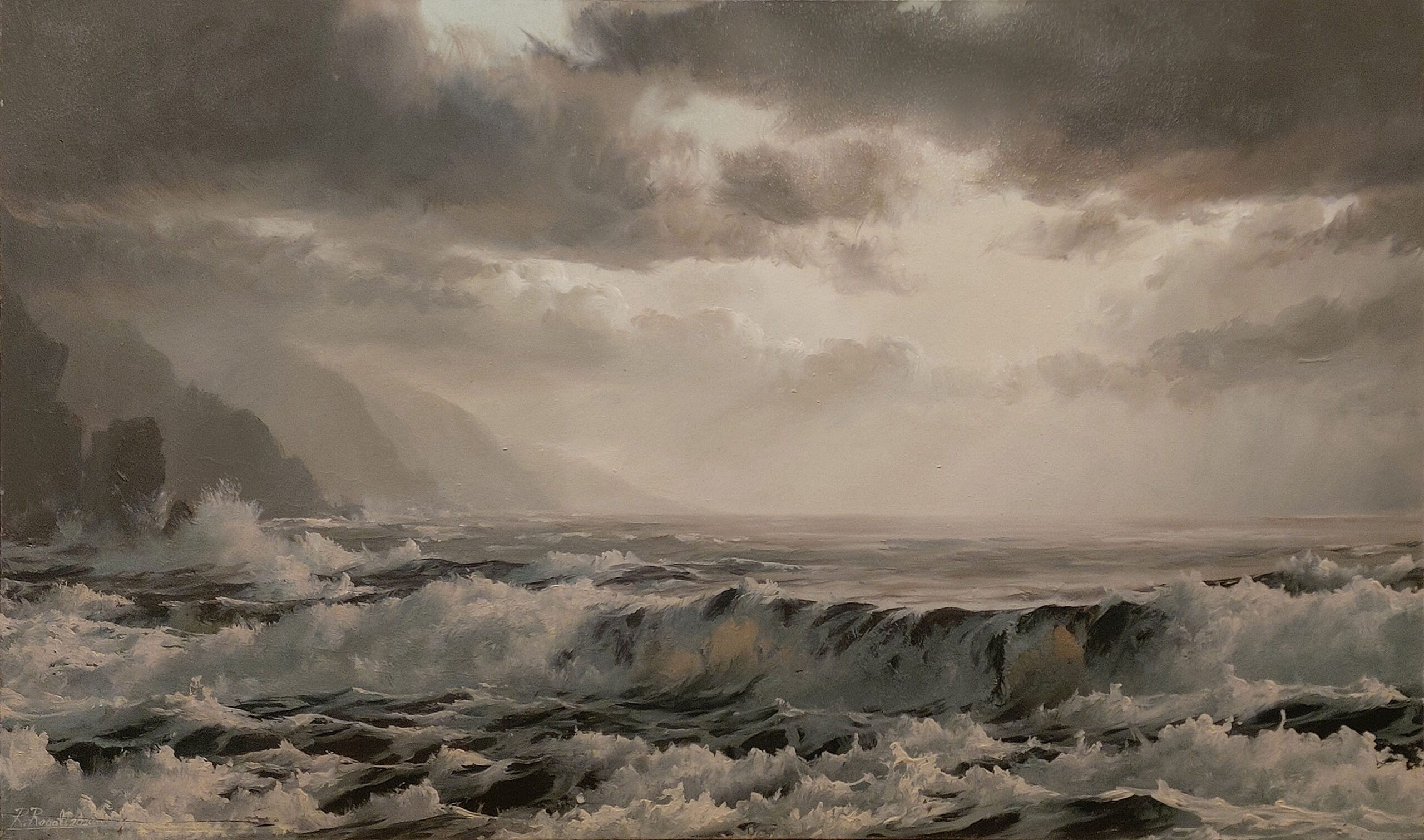Renzo Regoli R1.1059 Vento di mare 3 60×100 cm