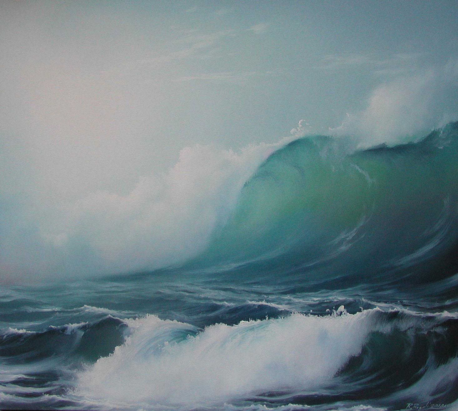Renzo Regoli R1.1611 Onde Forever 80×90 cm
