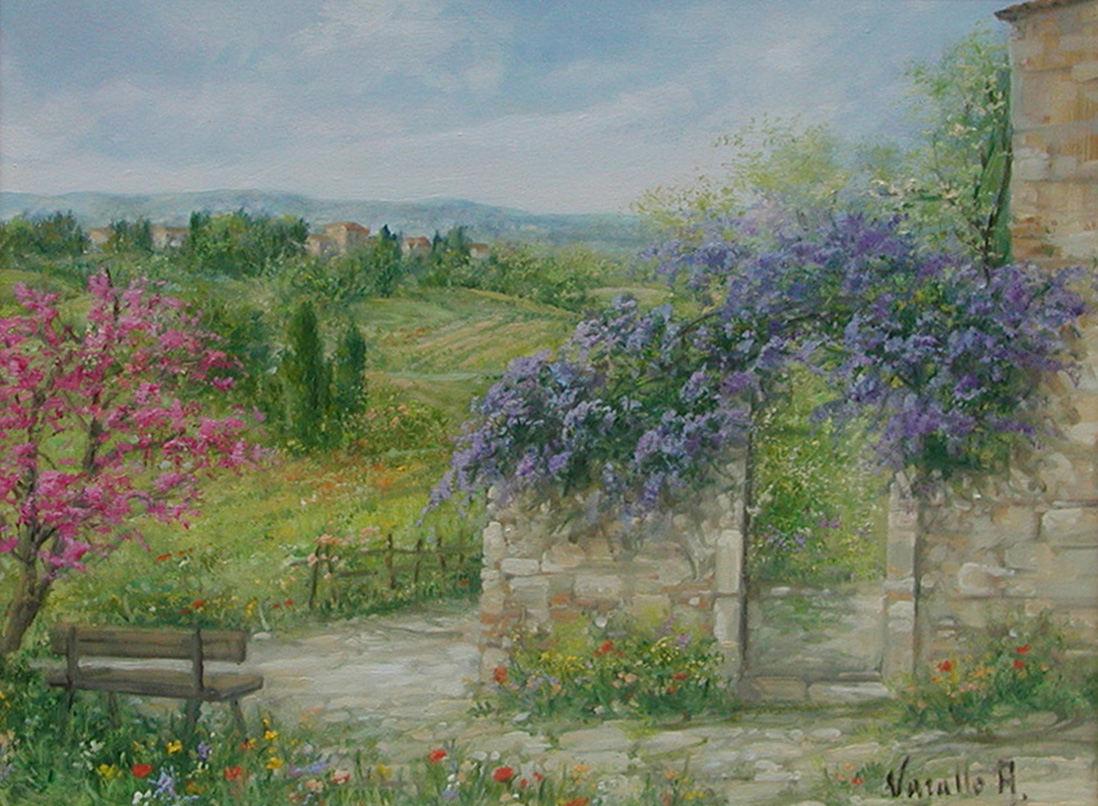 Antonietta Varallo V1.2512 Angolo di campagna cm 30x40 Antonietta Varallo V1.2512 Angolo di campagna cm 30x40