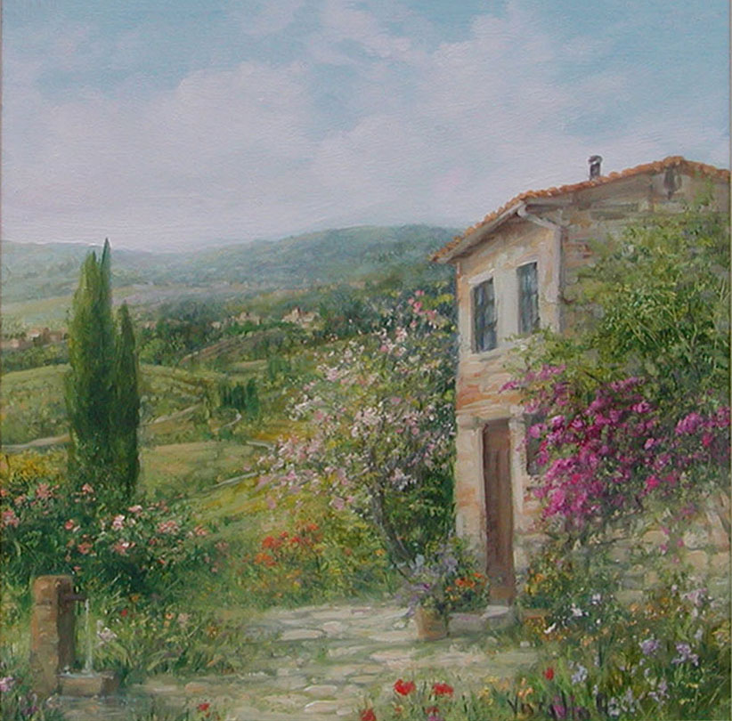Antoniella Varallo V1.2514 Primavera toscana cm 30x30 Antoniella Varallo V1.2514 Primavera toscana cm 30x30