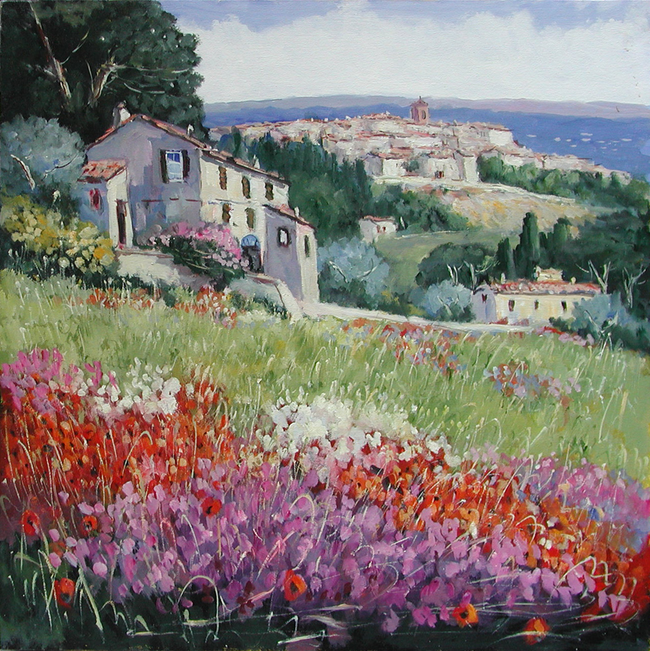 Fabrizio Filippi F1.2531 Primavera in Toscana 80x80
