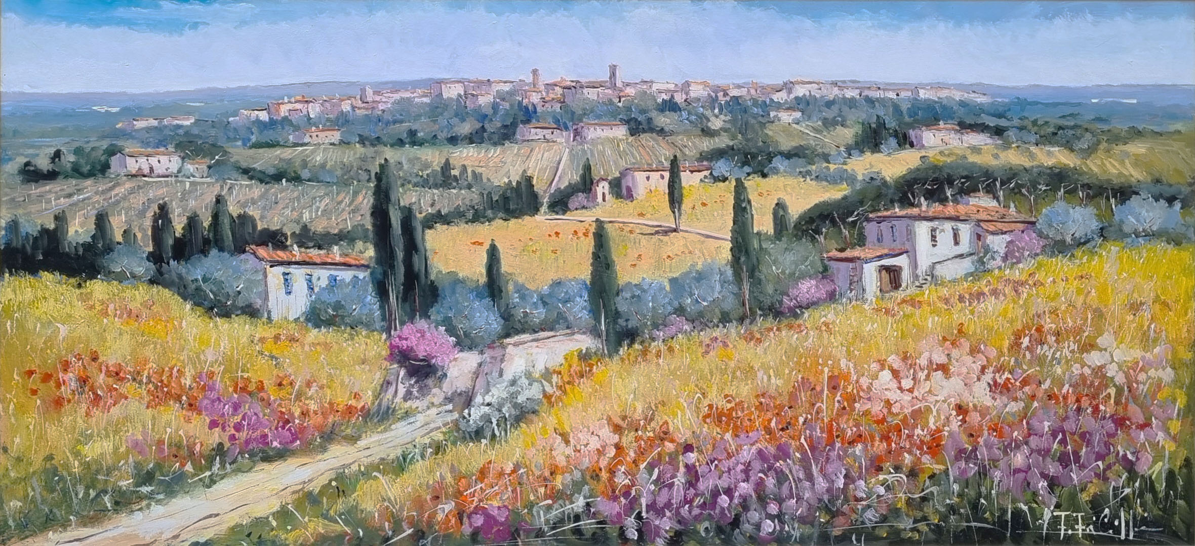 Fabrizio Filippi F1.2535 Colline toscane 70x150