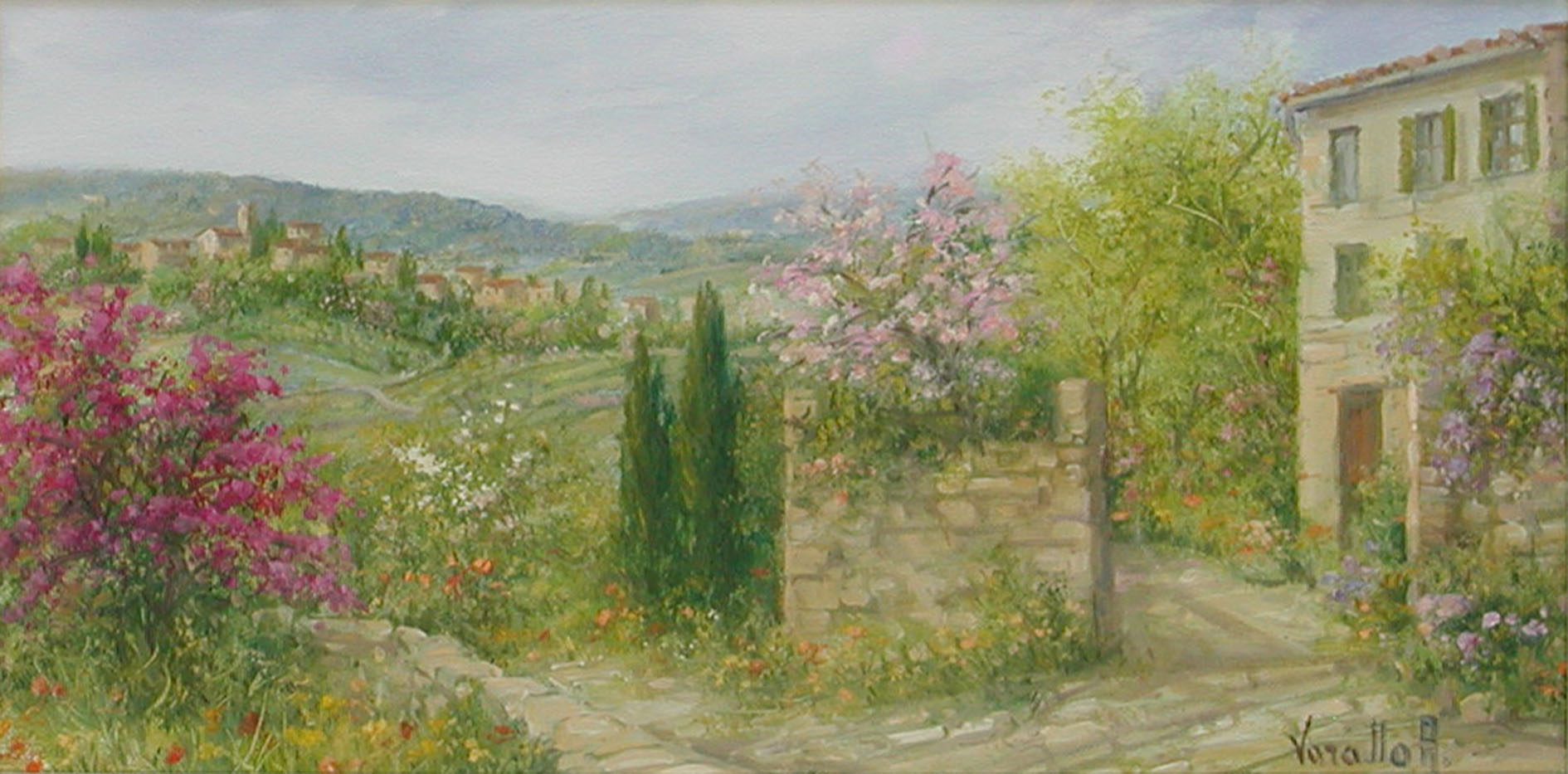 Antonietta Varallo V1.2524 Primavera toscana 20x40 Antonietta Varallo V1.2524 Primavera toscana 20x40
