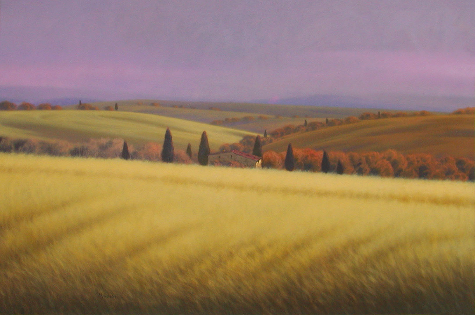 Massimiliano Nocchi N2.2510 La campagna toscana 80x120 Massimiliano Nocchi N2.2510 La campagna toscana 80x120