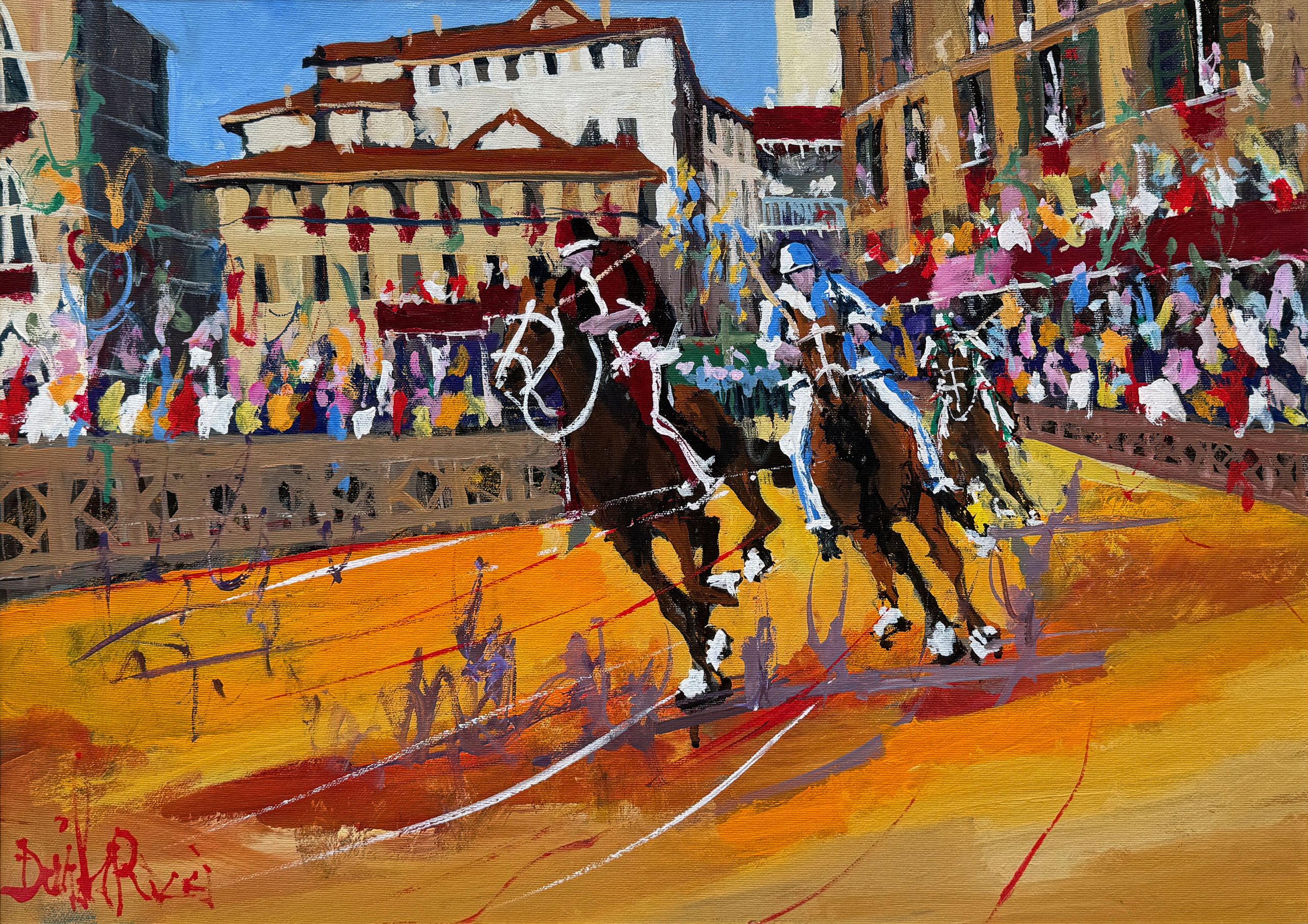  Daniele Ricci R2.2521 Secondo giro di Piazza 50x70