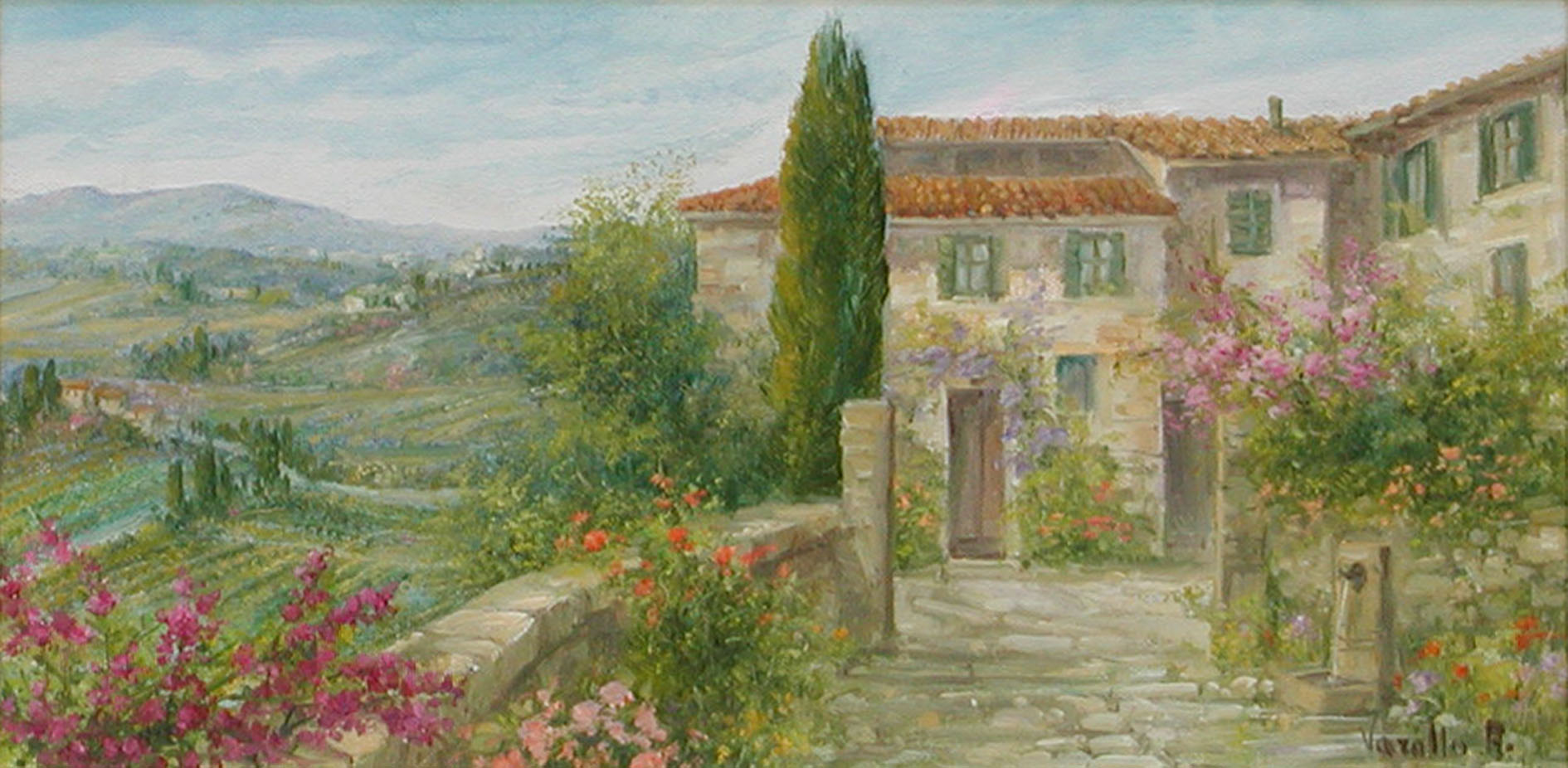 Antonietta Varallo V1.2525 Angolo di paese cm 20x40