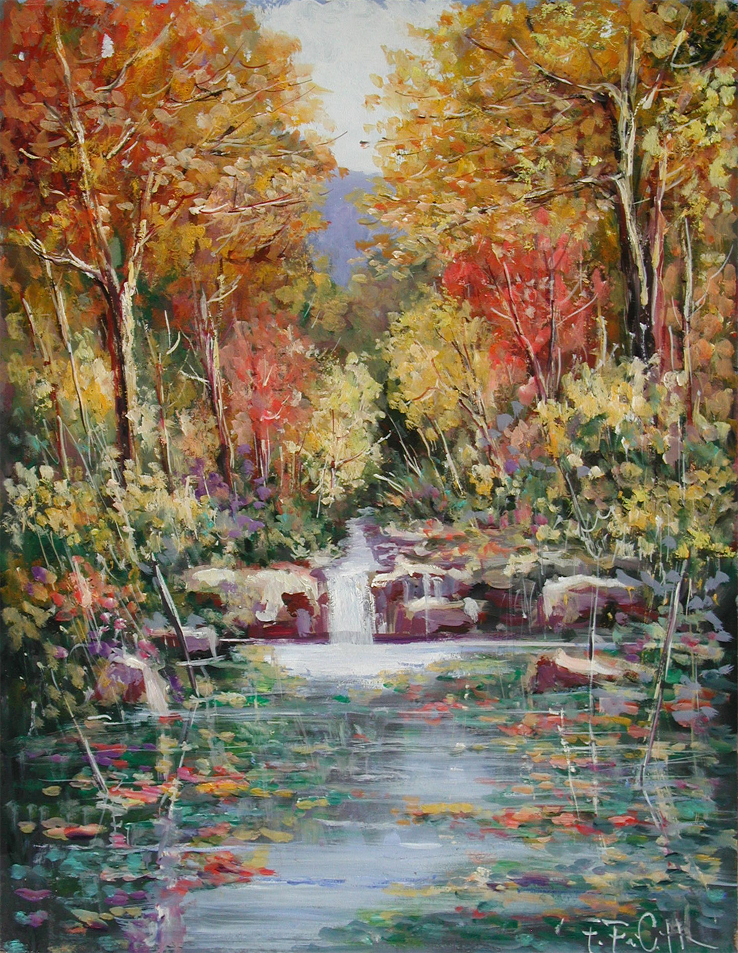 Fabrizio Filippi F1.2553 Ruscello nel bosco 80x60 Fabrizio Filippi F1.2553 Ruscello nel bosco 80x60
