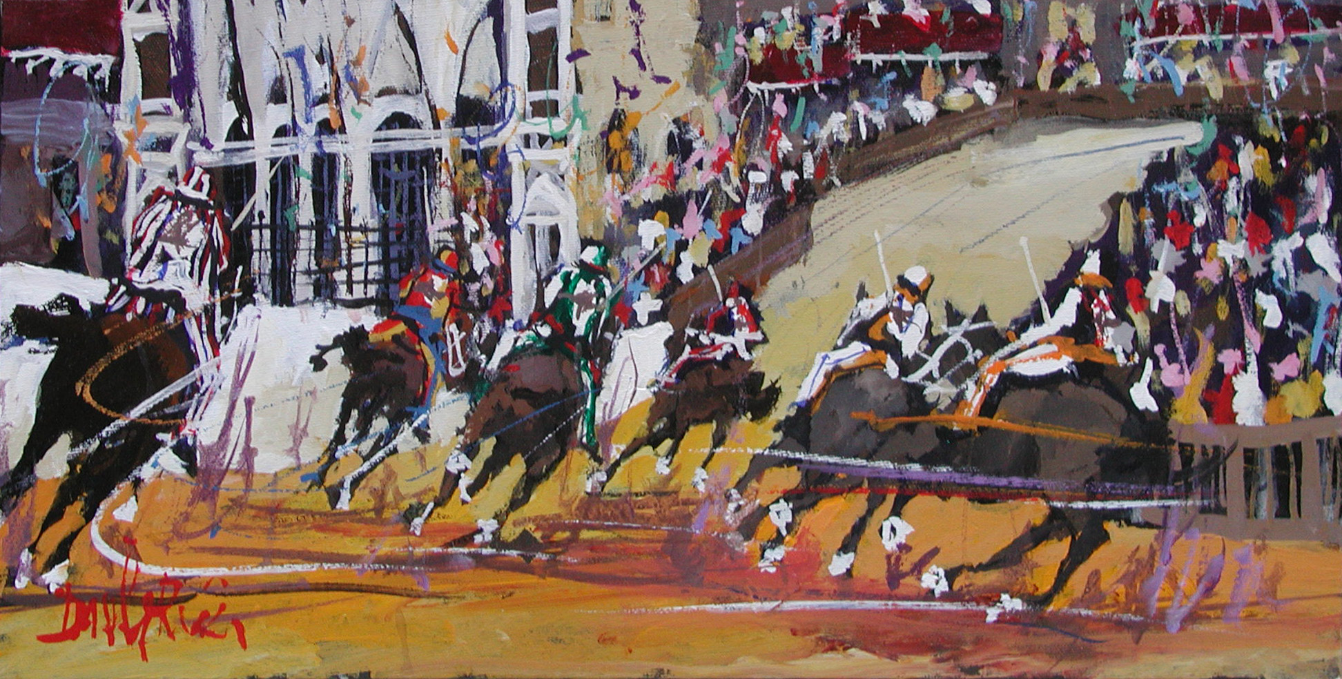 Daniele Ricci R2.2540 La curva di San Martino 30x60