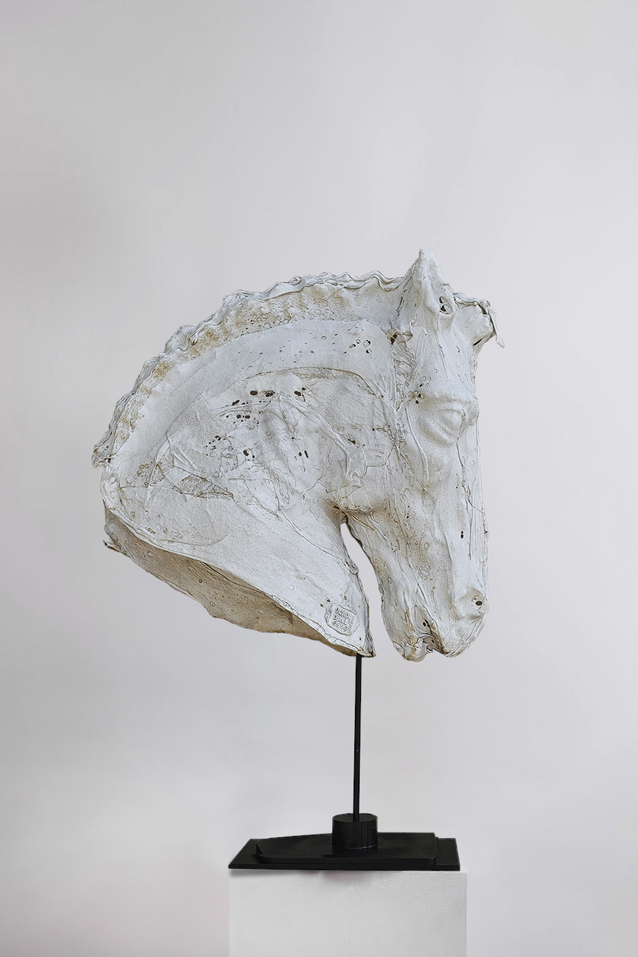 Davide Dall'Osso D6.2512 Dressage (materico bianco) 70x68x25