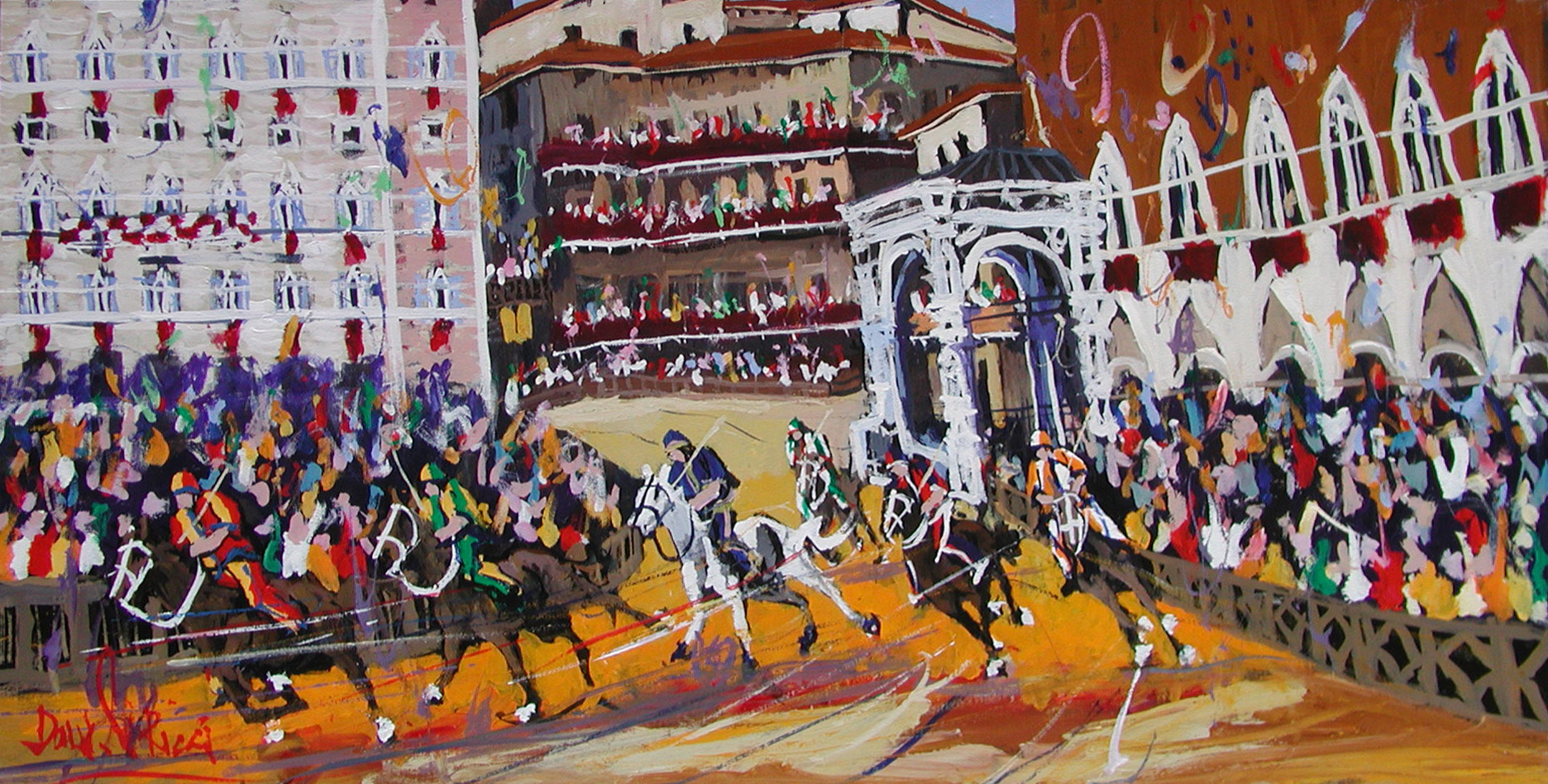 Daniele Ricci R2.2545 Verso il Casato 50x100