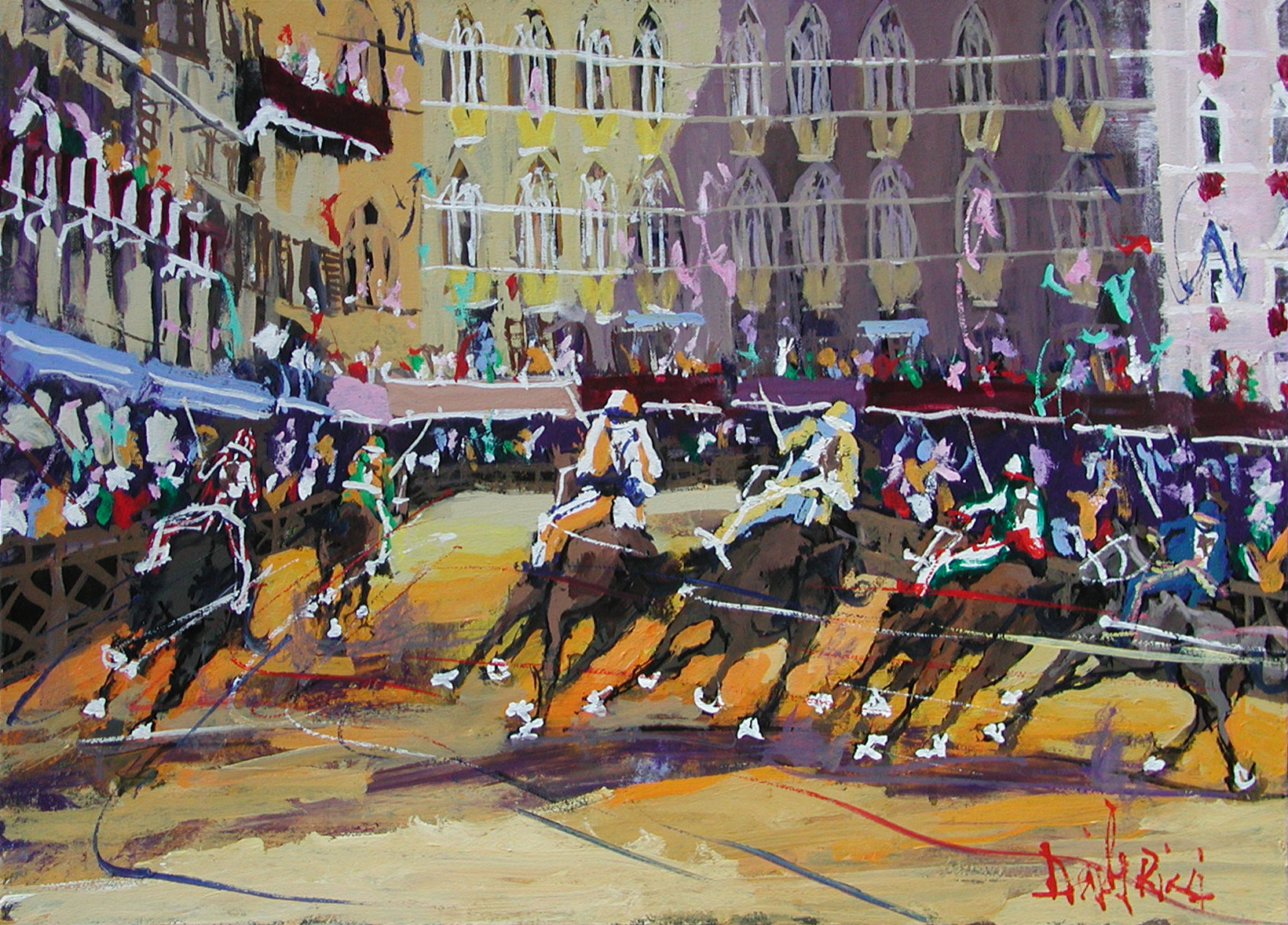 Daniele Ricci R2.2603 E' la Selva in testa 50x70