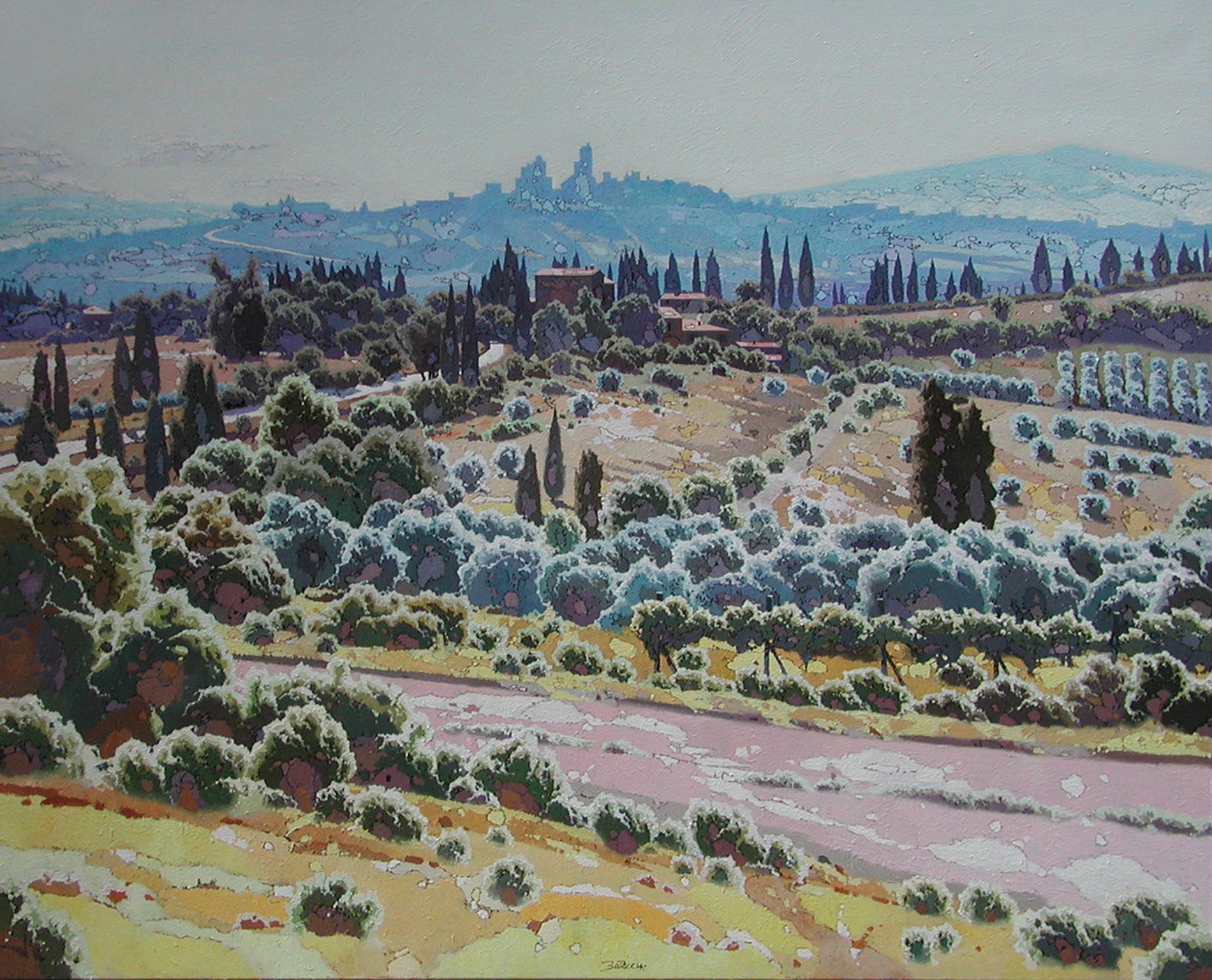 Cristiano Batacchi B3.2604 Estate Toscana (Campagna Senese) 80x100