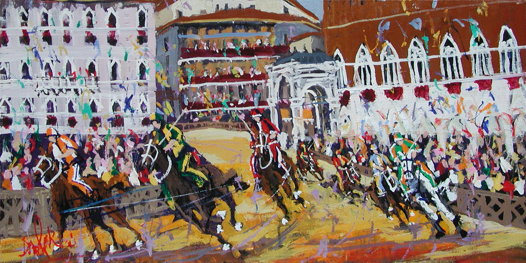 Daniele Ricci R2.2604 Leocorno gira primo al Casato 40x80