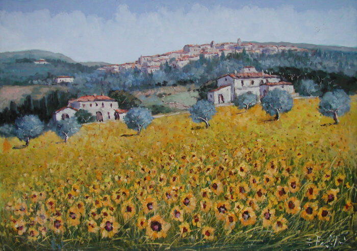 Girasoli in Val di Chiana