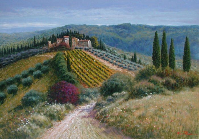 Piccolo borgo nel Chianti