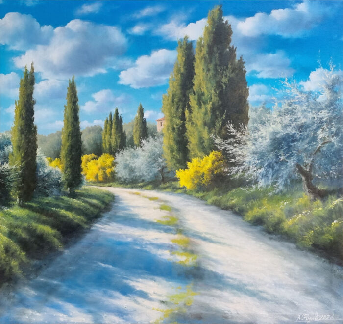 Strada bianca nel Chianti