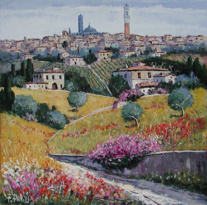 Guardando Siena